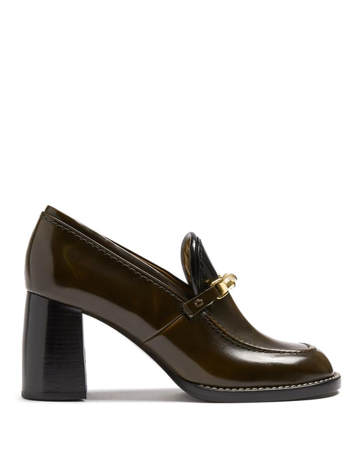 Joseph Block-heel Leather Loafers