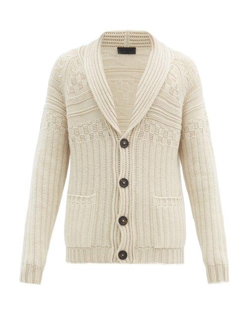 Matchesfashion.com Iris Von Arnim - Callisto Shawl-collar Cashmere Cardigan - Mens - Beige