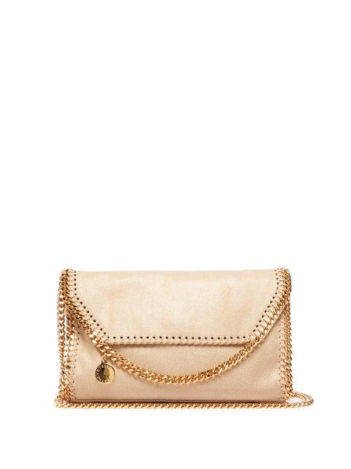 Matchesfashion.com Stella Mccartney - Falabella Mini Faux Suede Cross Body Bag - Womens - Cream