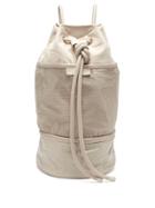 Matchesfashion.com Adidas By Stella Mccartney - Gym Sack Canvas Shoulder Bag - Womens - Grey