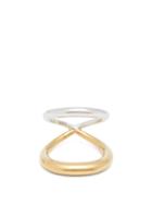 Matchesfashion.com Charlotte Chesnais - Surma Gold Vermeil And Sterling Silver Ring - Womens - Gold