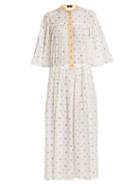 Matchesfashion.com Joseph - Morrisson Floral Print Silk Dress - Womens - White Print