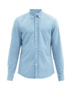 Matchesfashion.com Brunello Cucinelli - Leisure-fit Denim Shirt - Mens - Denim