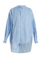 Balenciaga New Swing Stripe Cotton Shirt