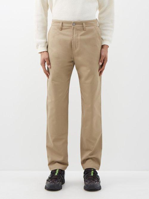Stone Island - Technical-gabardine Trousers - Mens - Dove