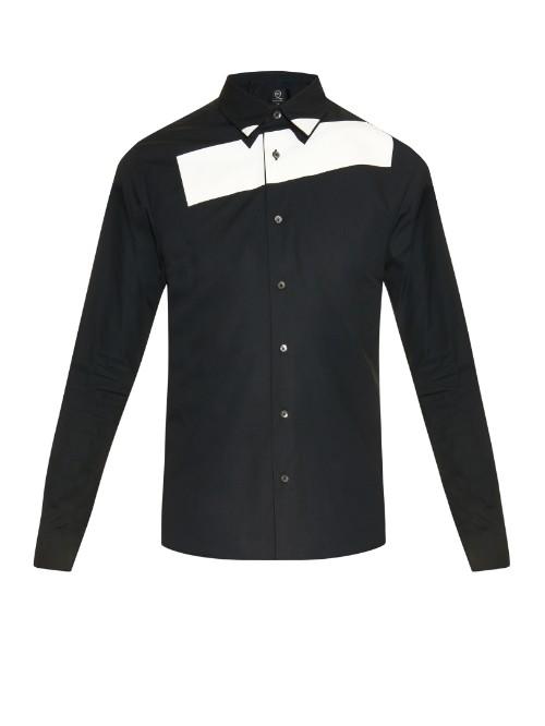 Mcq Alexander Mcqueen Stripe-print Cotton Shirt
