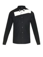 Mcq Alexander Mcqueen Stripe-print Cotton Shirt