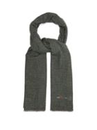 Matchesfashion.com Paul Smith - Topstitched Wool-blend Scarf - Mens - Grey