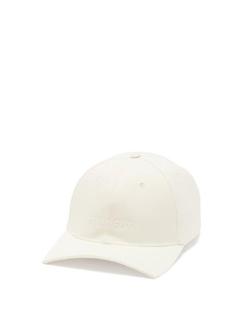 Givenchy - Logo-embroidered Cotton-blend Twill Baseball Cap - Mens - White