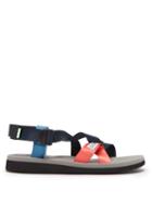 Matchesfashion.com Suicoke - Chin2 Cab Velcro Sandals - Mens - Blue Multi