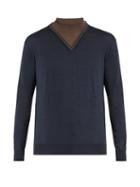 Orley Dickie Stand-collar Wool Sweater