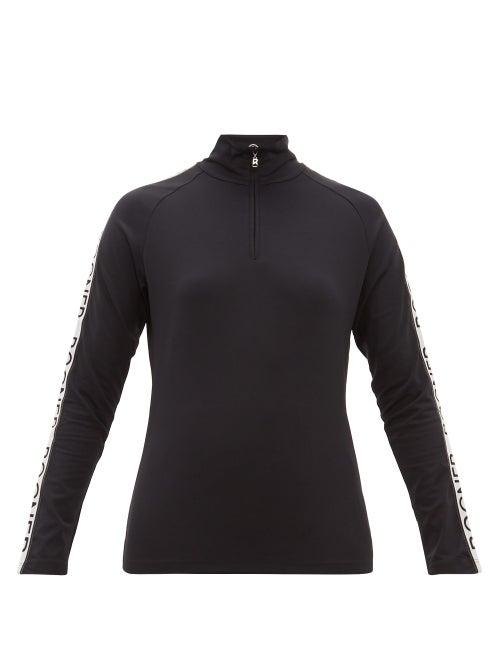 Matchesfashion.com Bogner - Hayden Logo Stripe Technical Thermal Top - Womens - Black