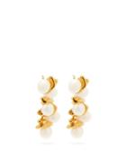 Matchesfashion.com Alighieri - The Calliope Pearl And 24kt Gold-plated Earrings - Womens - Gold