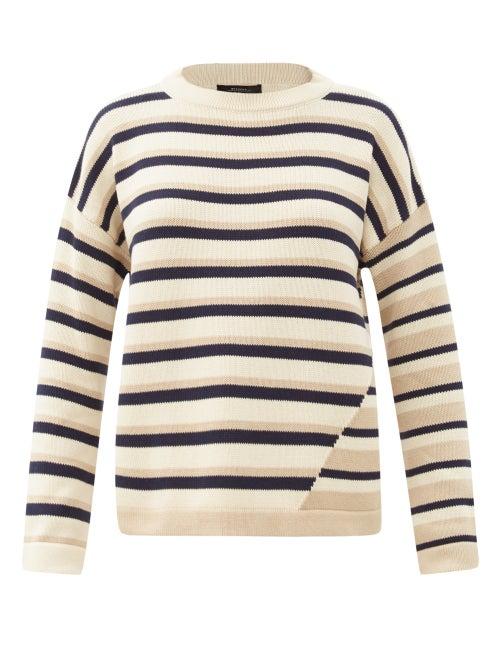 Matchesfashion.com Weekend Max Mara - Auronzo Sweater - Womens - Beige Multi