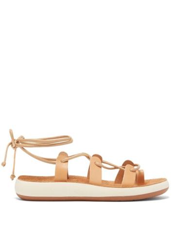 Matchesfashion.com Ancient Greek Sandals - Alcyone Lace Up Leather Sandals - Womens - Tan