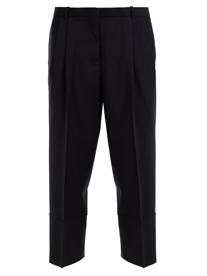 Jil Sander Edgar Pleated High-rise Wool Trousers
