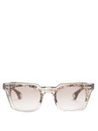 Matchesfashion.com Blake Kuwahara - Newell Rectangle Frame Acetate Sunglasses - Mens - Clear