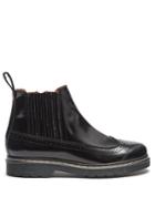 Joseph Trek-sole Patent Leather Brogue-detail Ankle Boots