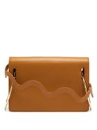 Matchesfashion.com Roksanda - Dora Wave Strap Leather Shoulder Bag - Womens - Tan
