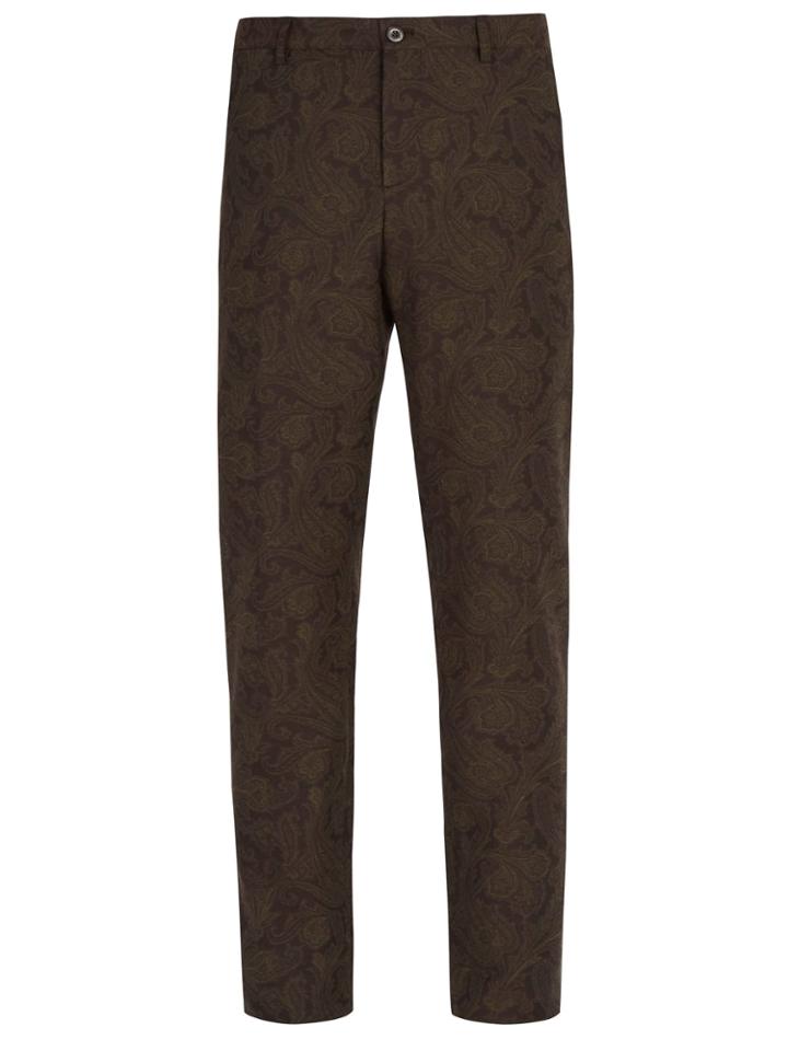 Etro Paisley-jacquard Trousers