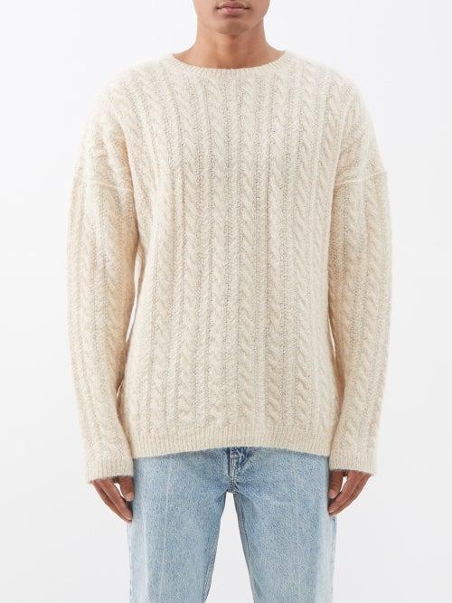 Our Legacy - Popover Cable-knit Alpaca-blend Sweater - Mens - Camel