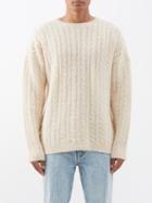 Our Legacy - Popover Cable-knit Alpaca-blend Sweater - Mens - Camel