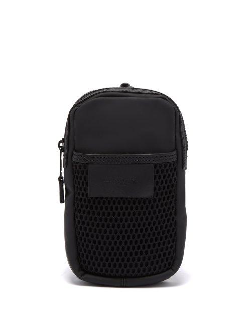 Matchesfashion.com Maison Margiela - Mesh Trimmed Pouch - Mens - Black