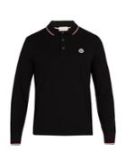 Moncler Maglia Long-sleeved Cotton Polo Shirt