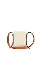 Matchesfashion.com Lutz Morris - Norman Mini Grained-leather Cross-body Bag - Womens - Cream Multi