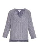 Velvet By Graham & Spencer Tamra Gingham-print Top
