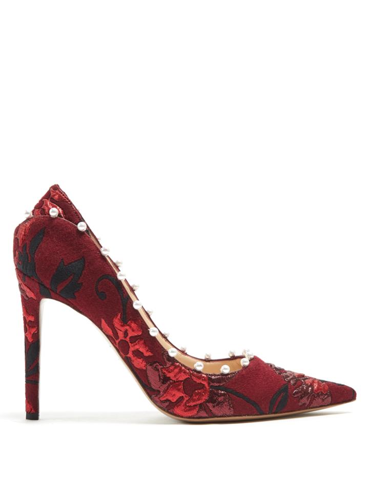 Altuzarra Elliot Floral-jacquard Pumps