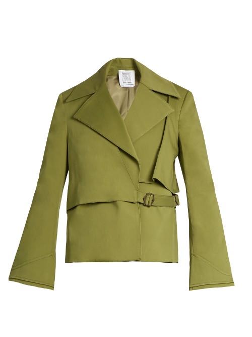 Rosie Assoulin Yipee Ki-yay Cotton-blend Twill Jacket
