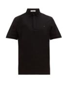 Matchesfashion.com Valentino - Rockstud Cotton Polo Shirt - Mens - Black