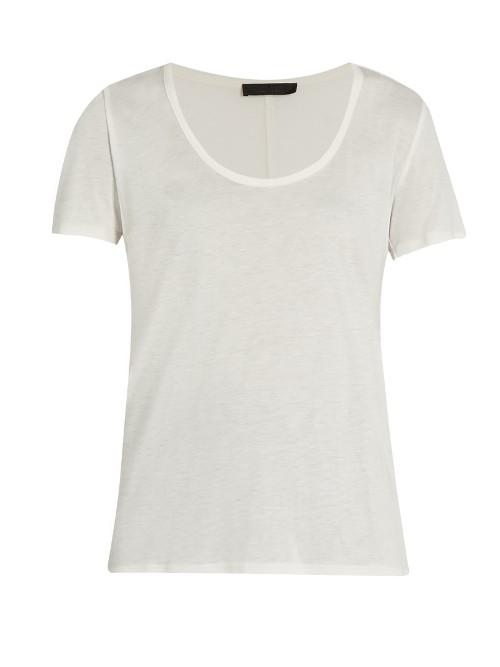 The Row Stilton Scoop-neck T-shirt