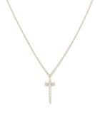 Diane Kordas - Cross Diamond & 14kt Rose-gold Necklace - Womens - Rose Gold