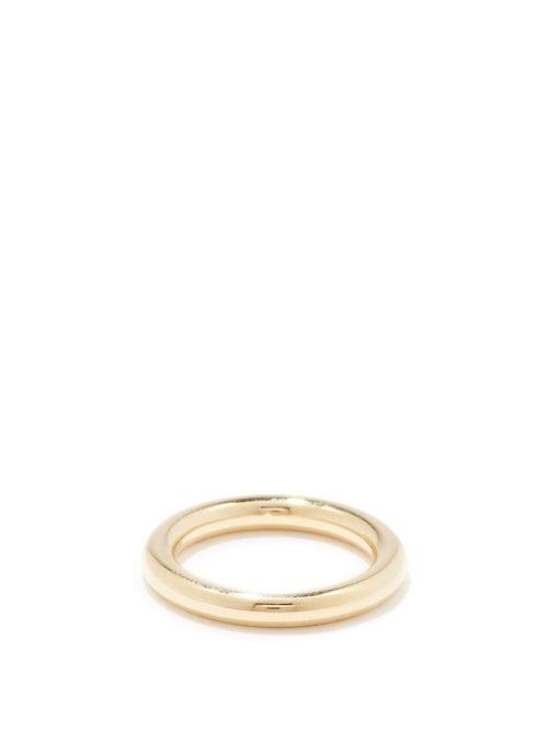 Jessica Mccormack - Round Wire 18kt Gold Ring - Womens - Gold
