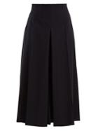 Alexander Mcqueen Wide-leg Grain De Poudre Wool Culottes