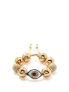 Tohum - Evil Eye Glass & 24kt Gold-plated Bracelet - Womens - Gold Multi