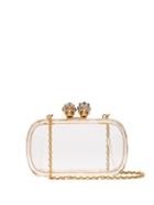 Matchesfashion.com Alexander Mcqueen - Queen And King Plexiglass Clutch - Womens - Clear