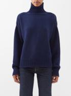 Sa Su Phi - Open-back Cashmere Sweater - Womens - Navy