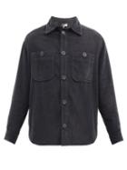 Matchesfashion.com Isabel Marant - Joario Cotton-corduroy Shirt - Mens - Black