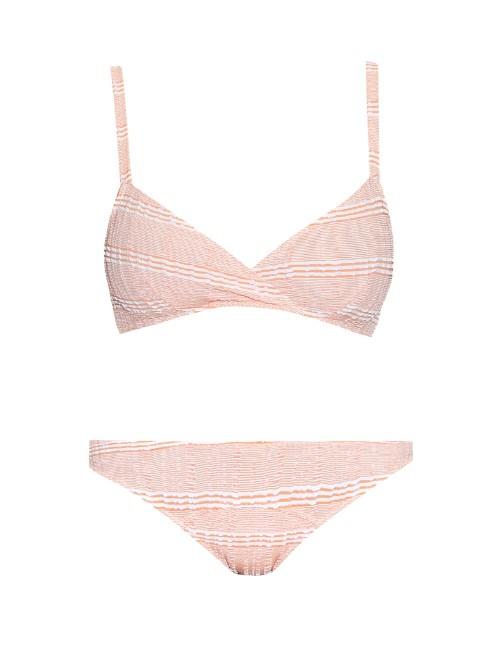 Lisa Marie Fernandez Yasmin Striped Seersucker Bikini