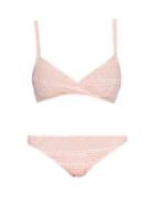 Lisa Marie Fernandez Yasmin Striped Seersucker Bikini