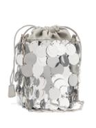 Matchesfashion.com Paco Rabanne - Sparkle 1966 Small Sequinned Bucket Bag - Womens - Silver