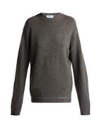 Prada Logo-intarsia Cashmere Sweater