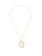 Matchesfashion.com Zeus + Dione - Lachouri Crystal & Gilded Pendant Necklace - Womens - White