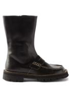 Camperlab - Dockyplus Leather Loafer Boots - Mens - Black