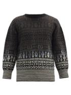 Matchesfashion.com Noma T.d. - Fair-isle Wool Sweater - Mens - Black Multi