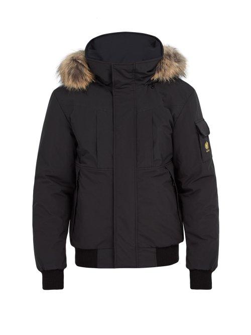 Matchesfashion.com Kanuk - Corbeau Thindown Hooded Coat - Mens - Black