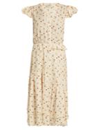 Sea Margaux Floral-print Ruffle-trimmed Cotton Dress
